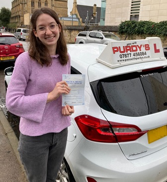 Flavia Passed Driving Test