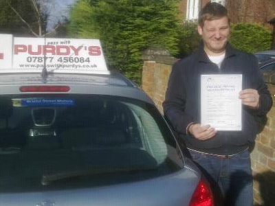 Richard Passed Driving Test